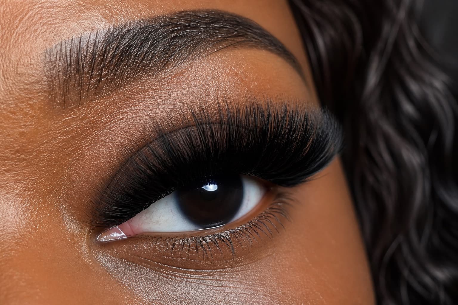 Mega lash look
